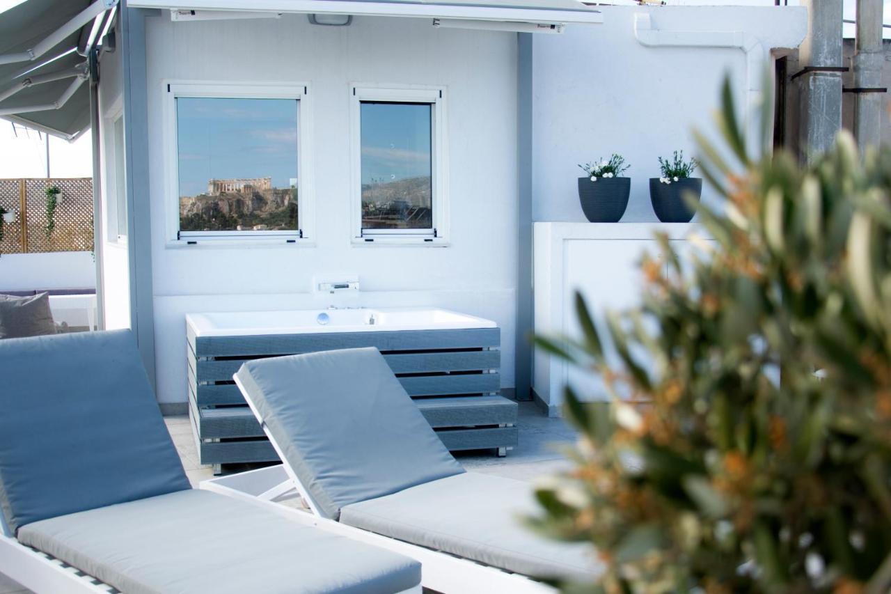 Private Jacuzzi & Acropolis View - The Loft Атина Екстериор снимка
